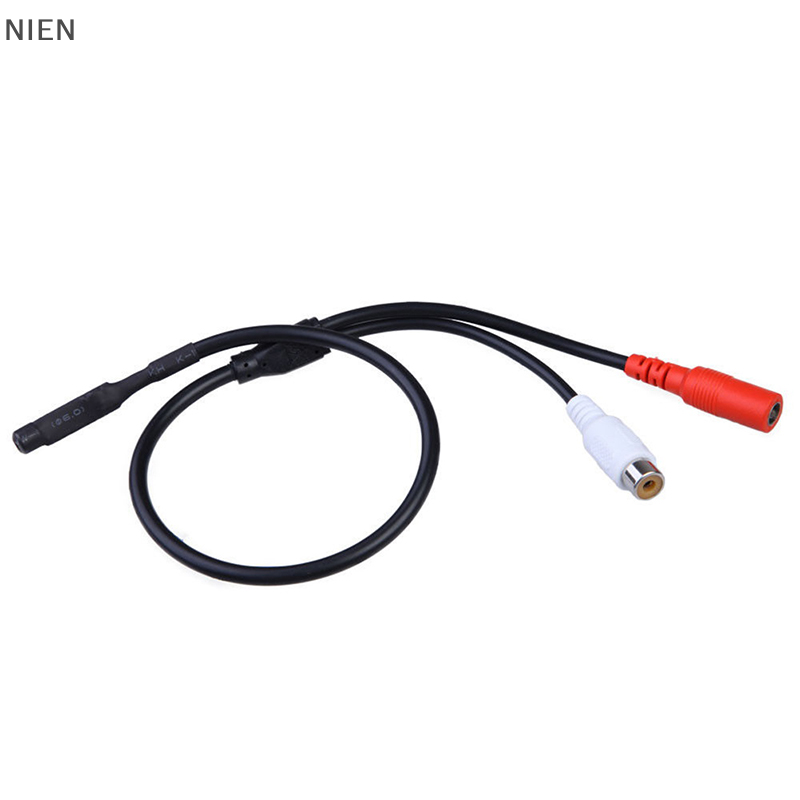 Nien dây micro ẩn mini âm thanh mic cho camera giám sát an ninh cctv dvr