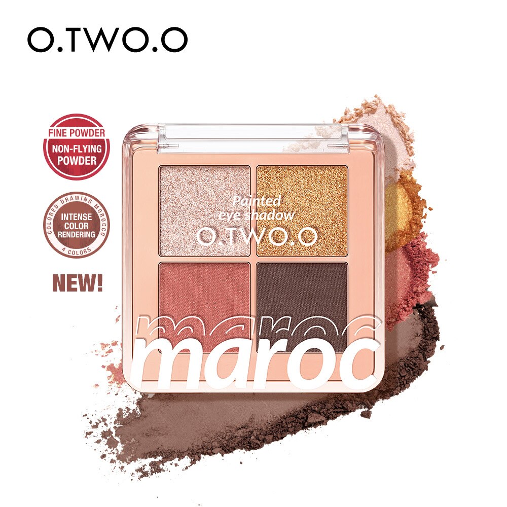 Colored Moroccan eye shadow quad Pearlescent Matte Large Ground Color eye shadow Explosives SC040