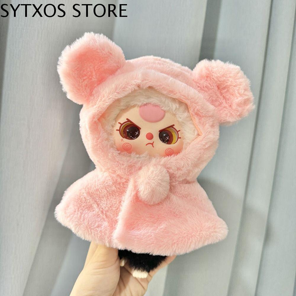 SYTXOS Vải Bộ ba búp bê cho bé Mềm Baby Three V3 Series Quần áo búp bê vải nhung lông 20cm Thời trang Bộ sưu tập Quần áo búp bê thủ công Phụ kiện búp bê cotton