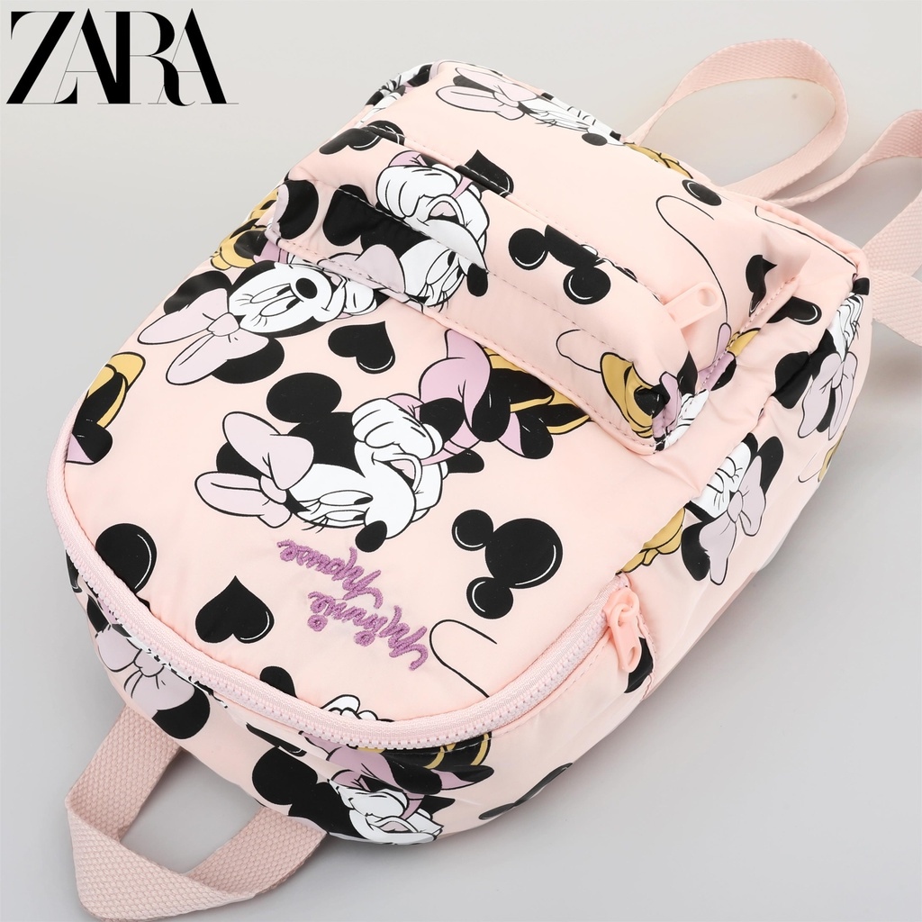 Zara Pink Kids Bag Girls Kindergarten Cute Student Backpack