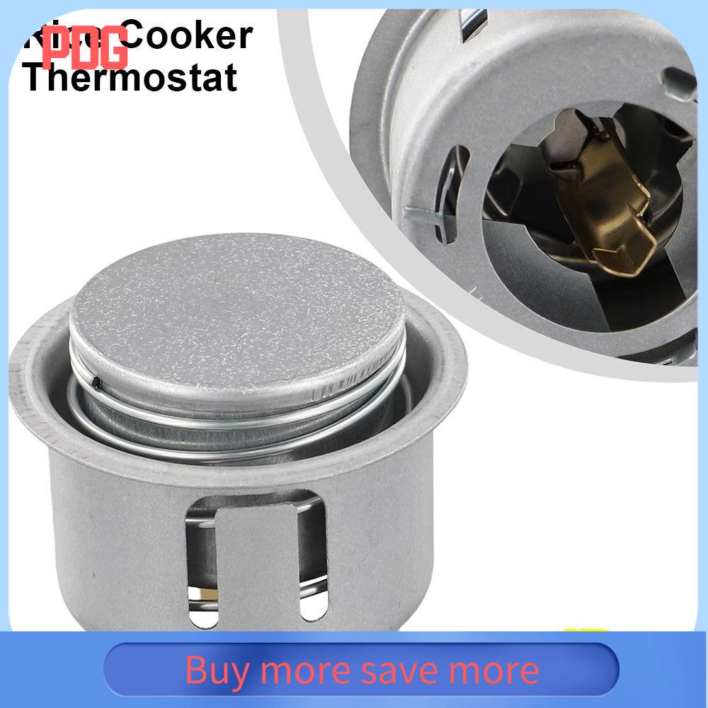 PDG 1Pcs Kiểm soát nhiệt độ Bộ điều nhiệt nồi cơm điện Thép từ tính Tròn Bộ giới hạn nhiệt độ điều nhiệt Phụ tùng công tắc nhiệt