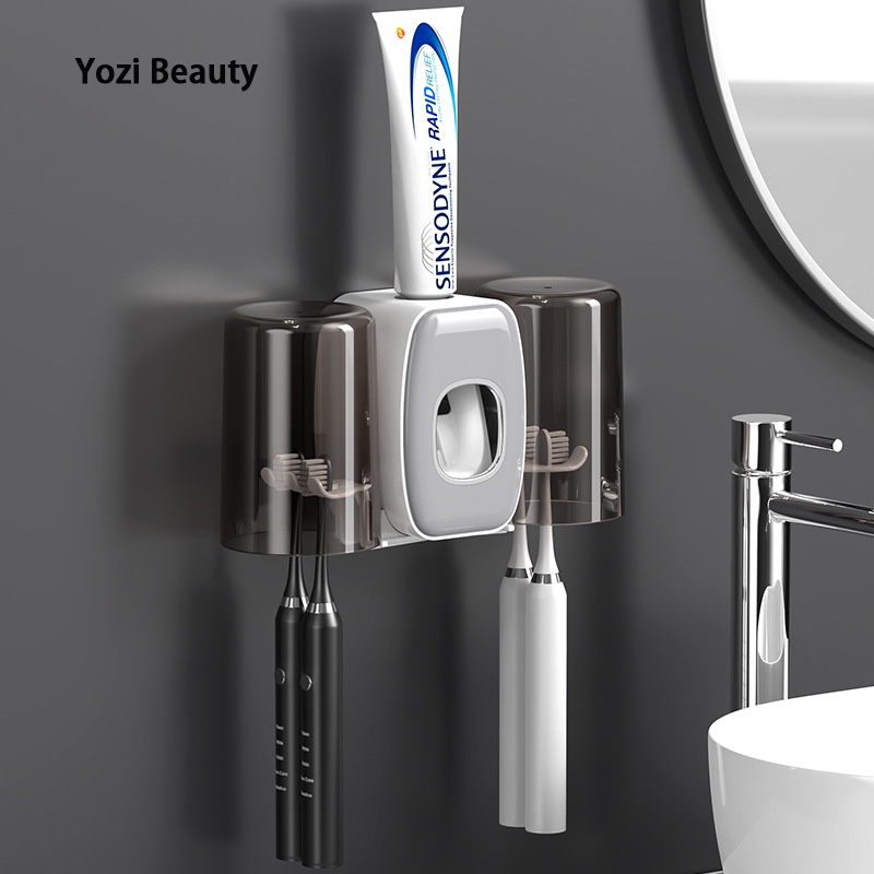 TIANLEYU TIANLEYU Wall mounted electric toothbrush holder with UV rod, dual frame ราคา 202 บาท*ส่งฟรี