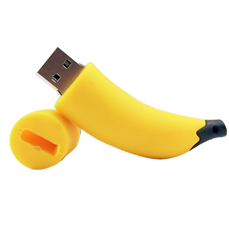 Banana Fruit Cute Pen Drive 64GB USB 2.0 Flash Drive 64G USB Stick Gifts for Kids