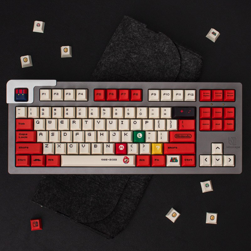 GMK Cherry Profile 131 Keys PBT Keycap DYE-SUB English Personality Custom Keycaps For Mechanical Keyboard 61/64/68/75/84/87/96