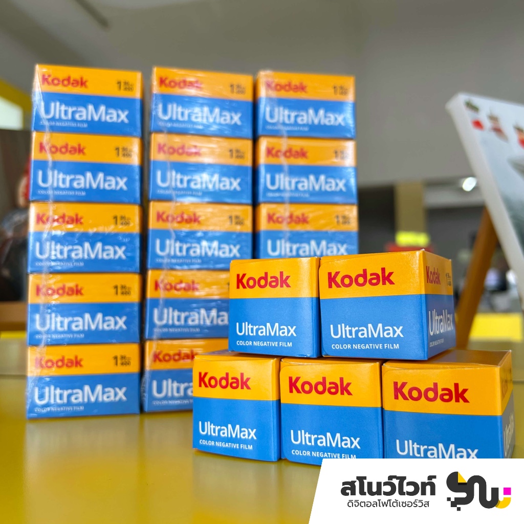 ฟิล์มสีโกดัก Kodak UltraMax Film 400 ขนาด 135 ถ่ายได้ 36 รูป ราคา 1,250 บาท*ส่งฟรี
