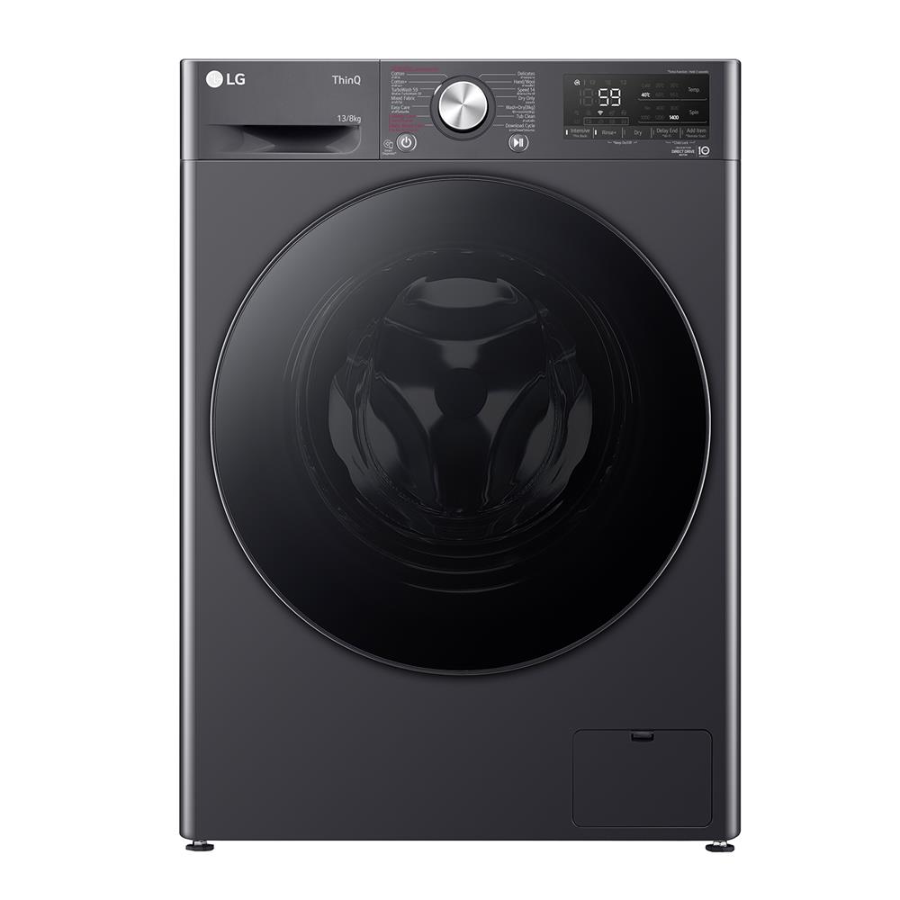[ จัดส่งพร้อมติดตั้ง ] LG เครื่องซักอบผ้าฝาหน้า FV1413H4M 13/8 กก. 1400RPM อินเวอร์เตอร์ สีดำ ราคา 35,900 บาท*ส่งฟรี