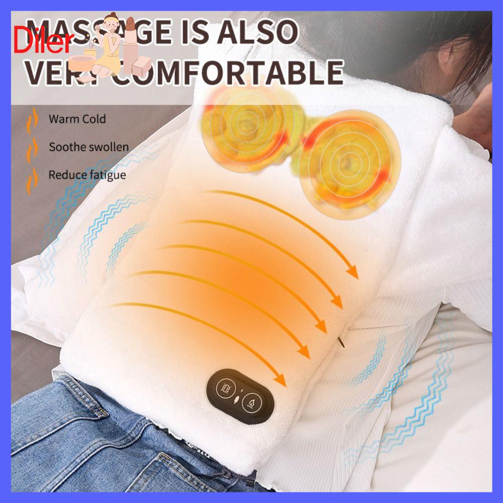 DILER Làm bằng điện Ủ ấm tay 3 chế độ Đa chức năng Túi giữ ấm tay Mềm Tấm sưởi