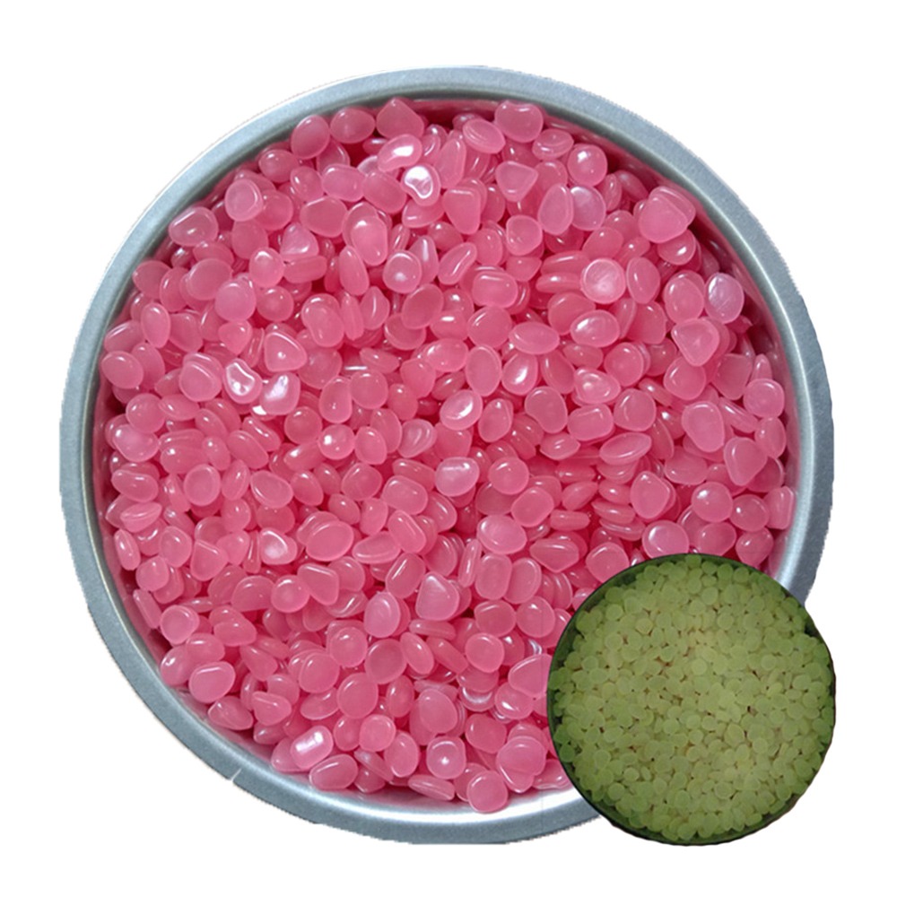 ZENDO12 600Pcs Nhựa Sỏi phát sáng trong bóng tối Đầy màu sắc mini Đá trang trí bể cá Bền bỉ Tự làm Sỏi phát sáng cho vườn Trang trí cảnh quan - 8