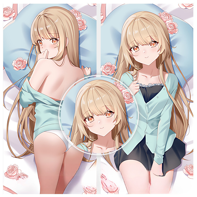 Anime nhân vật gối trường hợp cô gái sexy cơ thể ôm gối trường hợp sofa đệm giường trang trí gối