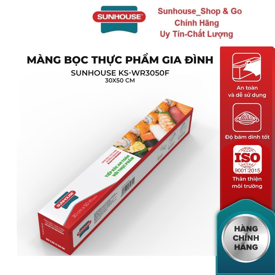 Màng bọc thực phẩm gia đình Sunhouse KS-WR3050F