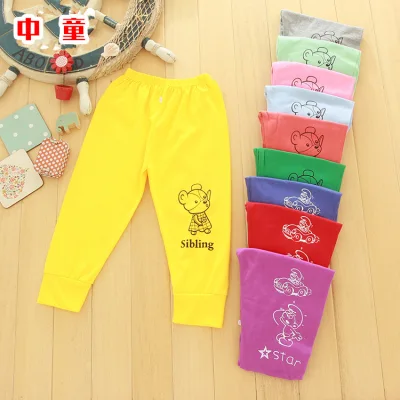 Children Casual Clothes Trousers Girls or Boys Fashion Style Clothing Long Pants Elastic Waist Bottoms [P002]