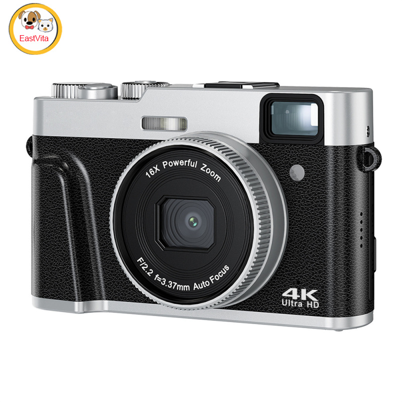 4K Digital Camera 48MP Auto Focus Vlogging Camera For YouTube 16X Digital Zoom Anti-Shake Video Camera With Flash & Display ราคา 4,794 บาท*ส่งฟรี