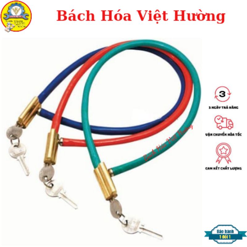 Khóa dây Việt Nhật, Việt Mỹ chính hãng củ khóa bằng đồng thau dùng khóa nhà, khóa cửa, khóa xe đạp, 