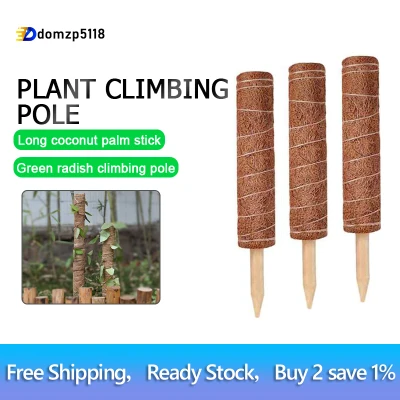 6PCS Extension Climbing Indoor Plants Creepers Plant Support Climbing Pole Coir Moss Stick Household Garden Gadget