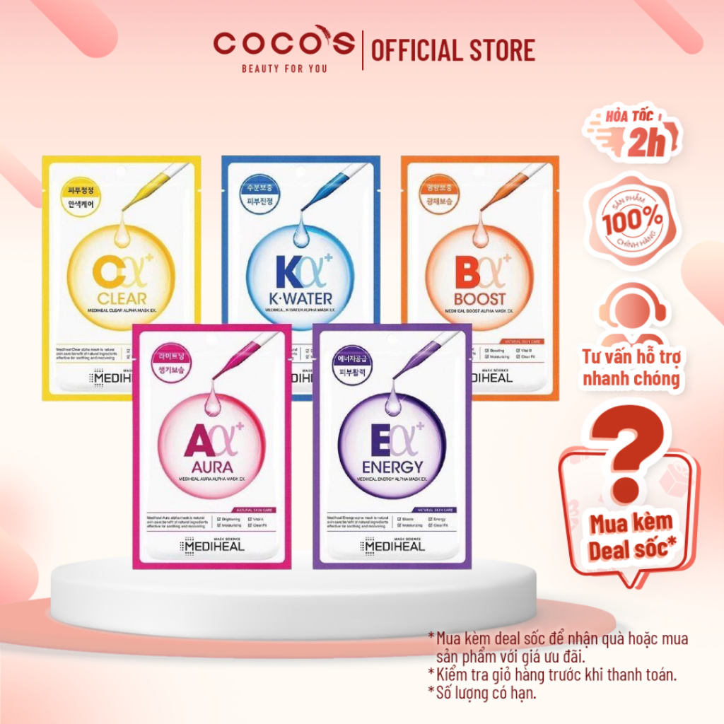 Mặt nạ mediheal alpha mask ex 23ml