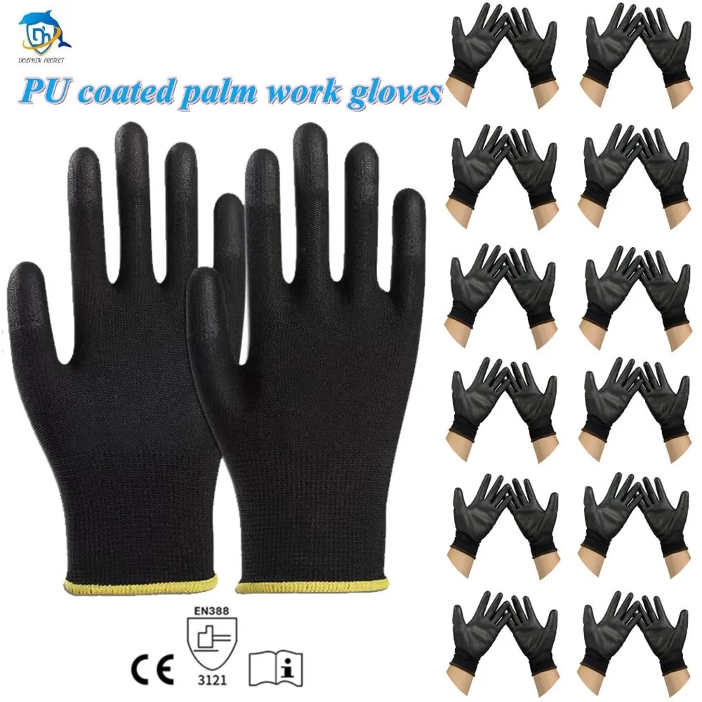 10-50 đôi Nylon PU thích hợp cho găng tay công việc an toàn phù hợp để sửa chữa găng tay đặc biệt thích hợp cho găng tay phủ cọ thích hợp cho găng tay thợ sửa chữa vật tư