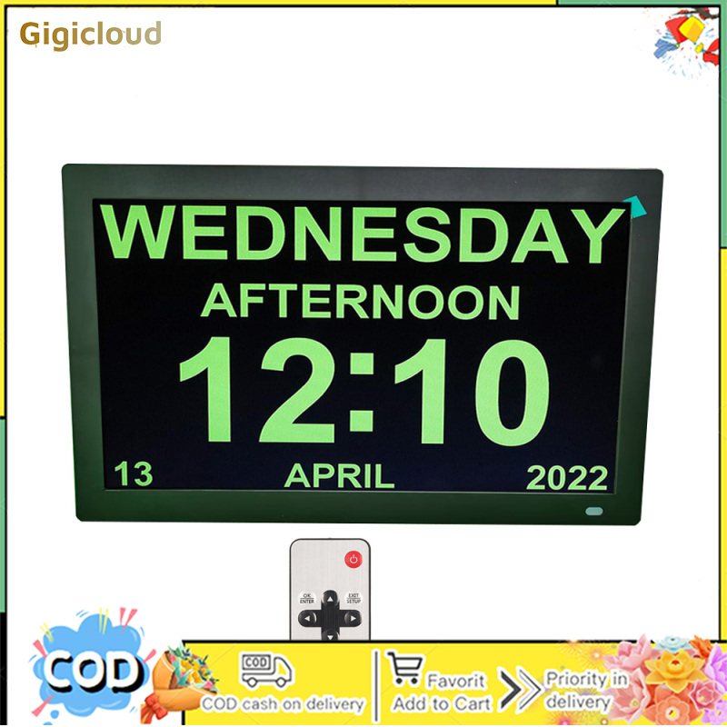 14.1-Inch Electronic Clock Smart Photo Frame 1366 x 768 Digital Picture Frame Alarm Bell For Elderly ราคา 9,590 บาท*ส่งฟรี