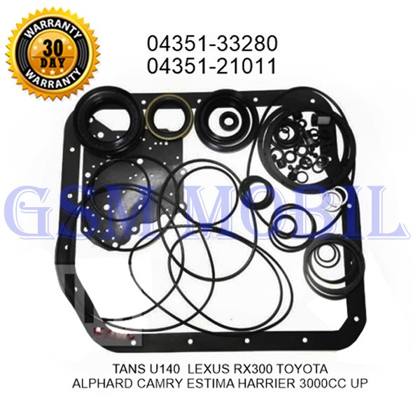 Packing Set Matic Toyota Camry Harrier V6 U140 04351-21011 10006794 Harga 750,120 rupiah*Gratis Ongkir