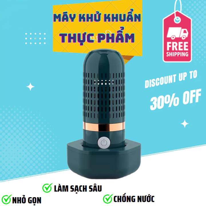 Máy khử khuẩn thực phẩm, rau củ quả thế hệ mới, Máy Sục Khử Trùng Hoa Quả Thực Phẩm Loại Bỏ Vi Khuẩn 99%