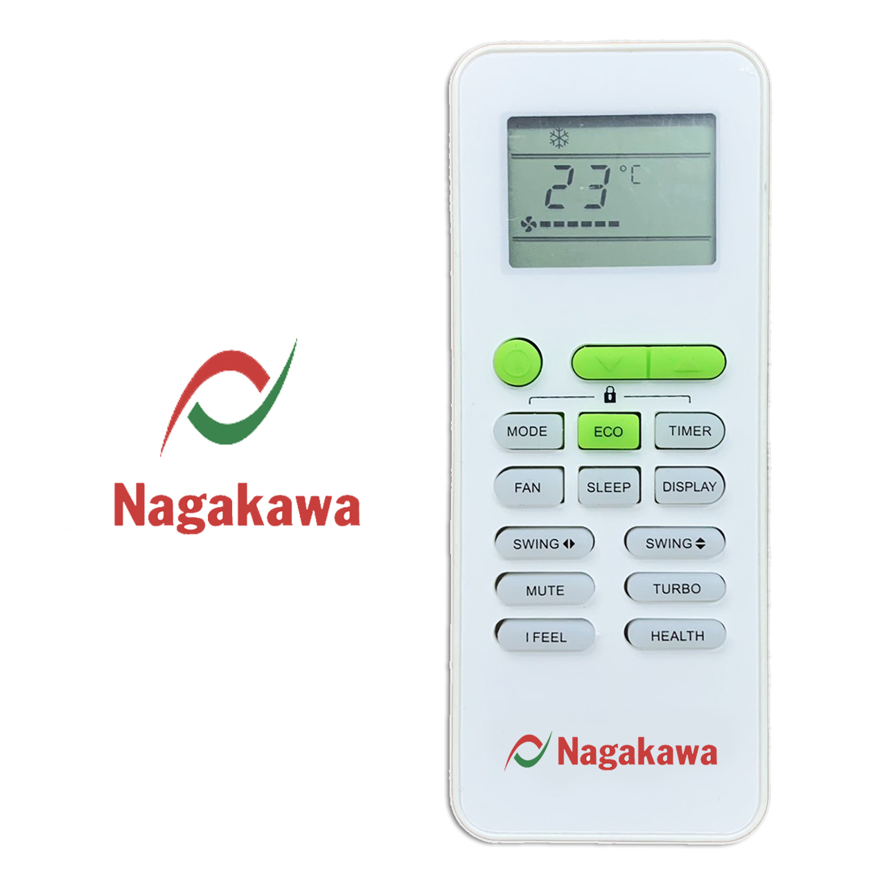 Điều Khiên Điều Hòa NAGAKAWA chính hãng nút phát sáng đời mới