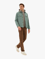 M&S - Kemeja Pria - Pure Cotton Garment Dyed Overshirt