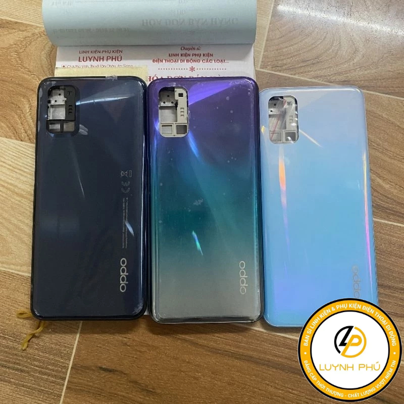 Vỏ oppo A92 có khay sim khung sườn kính camera