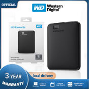WD External Hard Drive 1TB/2TB USB 3.0 HDD Enclosure
