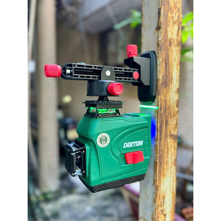 MÁY CÂN BẰNG LASER 12 TIA XANH 3D (REMOTE - 2 PIN 3.6AH) DK-LS1201 DEKTON - HÀNG CHÍNH HÃNG