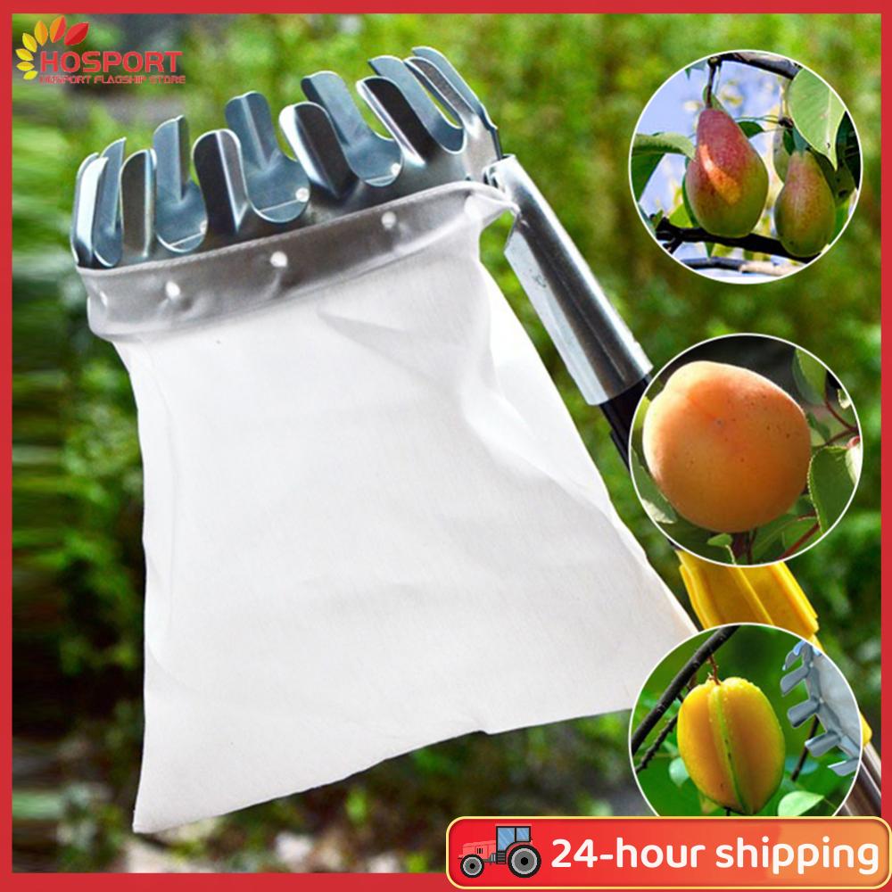 【HOSPORT】อุปกรณ์จับ Peach Catcher Portable Fruit Catcher Pouch Pouch Detachable Detachable Labor Saveal Siving สำหรับสวนสวน ราคา 49 บาท*ส่งฟรี