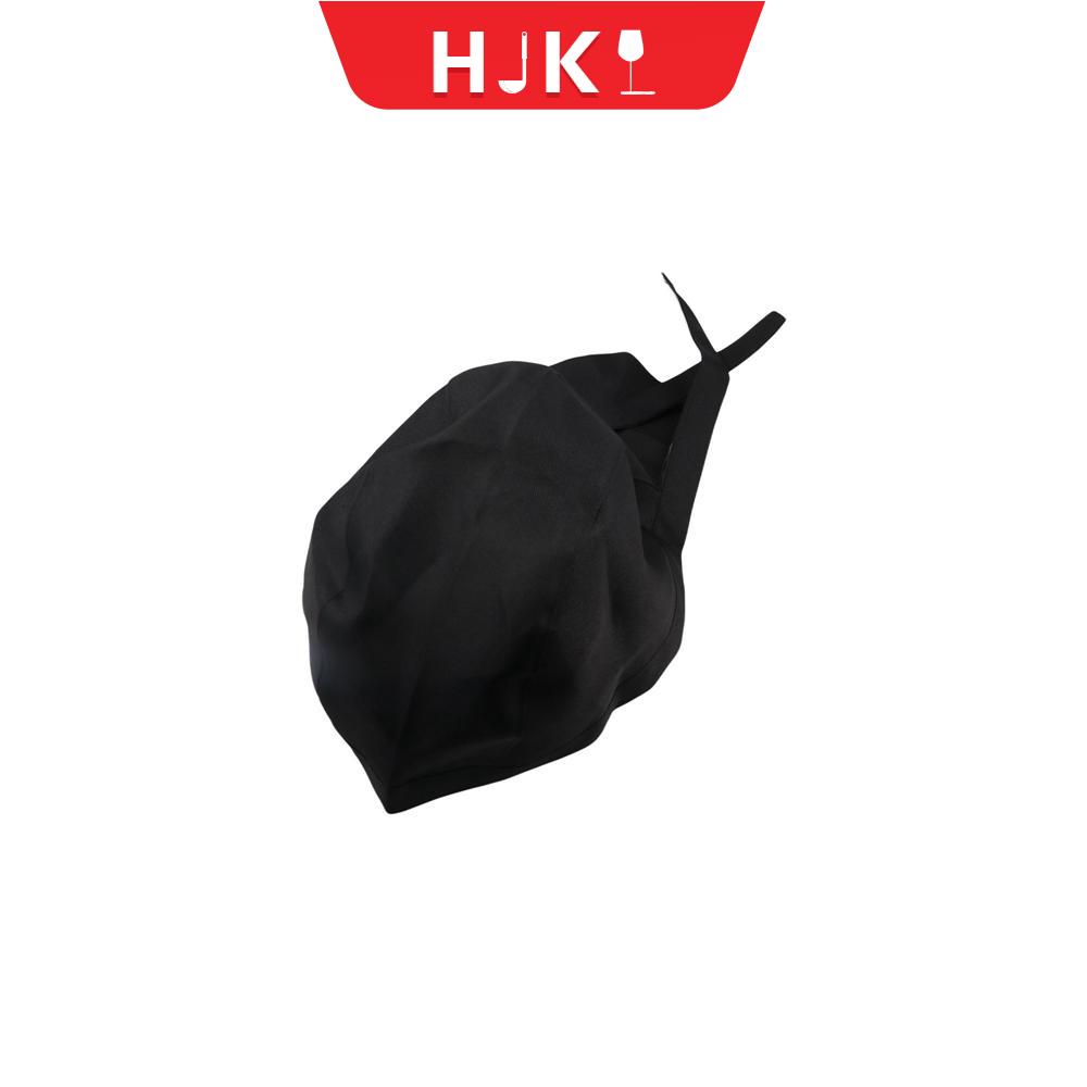 HJKL Thoáng khí Mũ đầu bếp Bông Có thể điều chỉnh Mũ bồi bàn Mũ làm việc Đen Mũ nấu ăn Nấu ăn