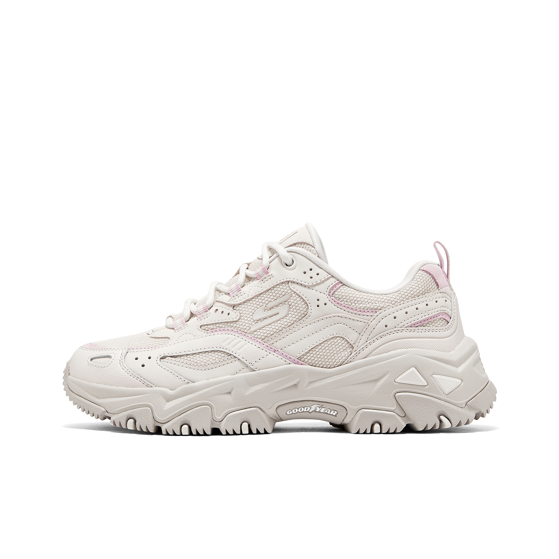 รองเท้าผ้าใบ รองเท้าลำลองผู้หญิง Skechers D'LITES Hiker Abrasion Resistance Low top Chunky ผู้หญิง สีชมพู 180134-PKMT ราคา 7,944 บาท*ส่งฟรี