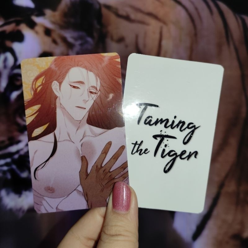 CARD GLOSSY ⭐️ Thẻ Bo Góc Manhwa  Mục Trung Tàng Hổ  - Photocard Taming The Tiger Yaoi - Manhwa Card