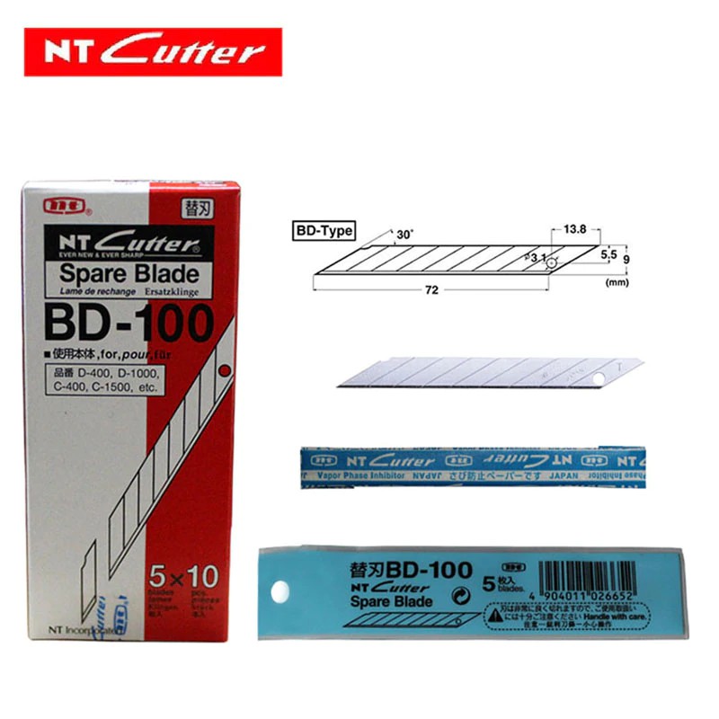 Lưỡi dao nt cutter bd-100 chính hãng