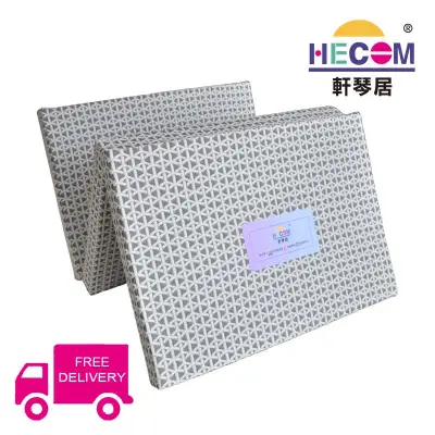 HECOM Single Size Foldable Soft Mattress（3-fold）Free Delivery!