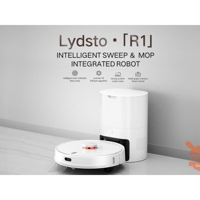 Robot hút bụi lau nhà Lydsto R1 with Smart Station – Bản Quốc Tế Mới 100%