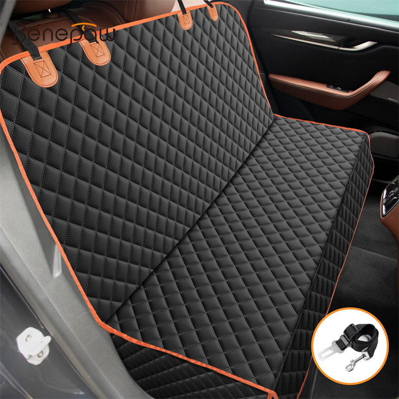 Benepaw 4-in-1 Convertible Dog Seat Cover Waterproof 4-Layer Oxford Fabric NonSlip Backseat Protector Fits Most Cars Trucks SUVs Easy to Install and Clean ราคา 955 บาท*ส่งฟรี