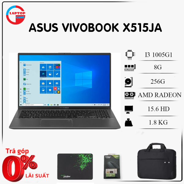 [Mới 100%] Asus Vivobook X515JA Core i3 1005G1/8GB/256GB SSD/15.6HD/Win 10