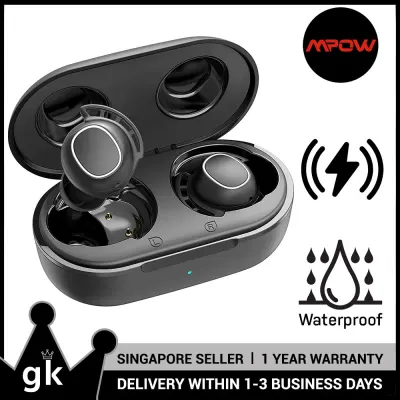 [Mpow] M30 Wireless Bluetooth in-ear Earbuds, Immersive Bass Sound, IPX8 Waterproof Sport Earphones, USB-C Charging Case