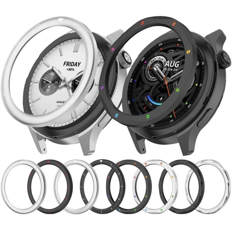 Metal Bezel with a Tempered Screen Protector Elegant Metal Bezel Replacement Bezel Smartwatch Accessories for 3/4 Harga  22 Ringgit*Penghantaran Percuma