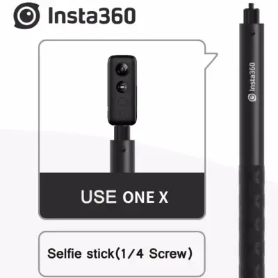 Insta360 ONE X /ONE Selfie Stick Monopod 1/4 Screw Port Handheld for Insta 360 One 360 VR Panorama Camera Accessories