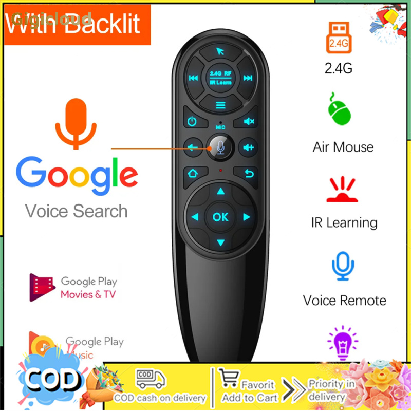 2.4G Wireless Remote Control TV Replacement Smart TVs Remote Programmable Buttons With IR/RF Capabilities ราคา 203 บาท*ส่งฟรี