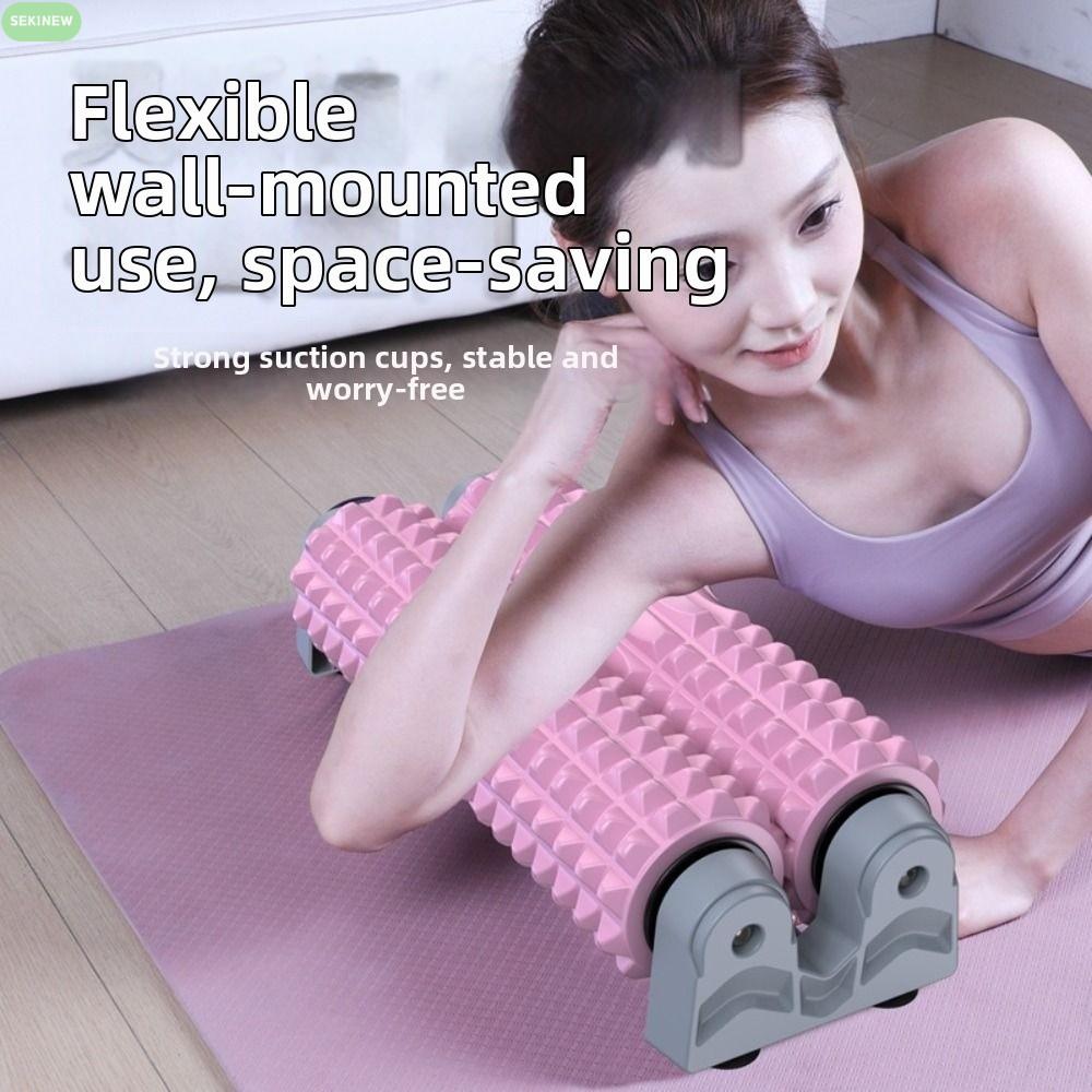SEKINEW Chống trơn trượt Con lăn bọt biển có giác hút Khả năng chịu tải lớn Ống đôi Con lăn thư giãn cơ bắp Chuyên nghiệp Đa chức năng Cột Yoga EVA Huấn luyện thể lực