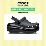 Giày Clog Unisex Crocs Mega Crush Classic - Black - 207988-001