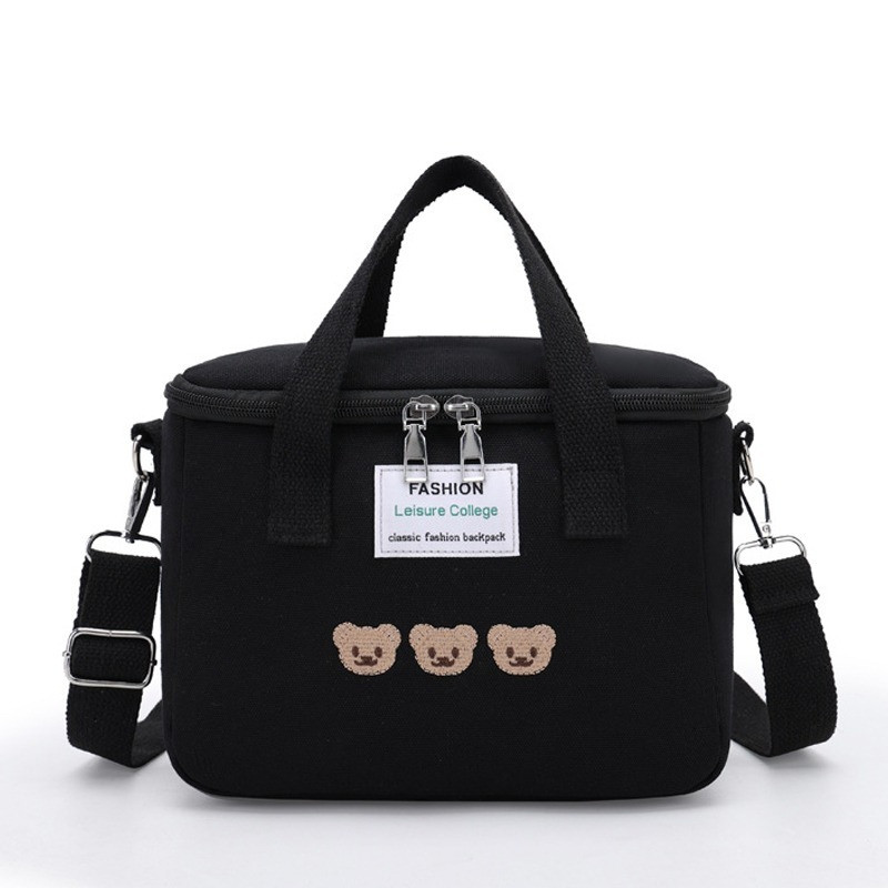 Tas Bayi Multifungsi Diaper Cooler Bag Stroller Korea Korean Tas Asi Bear Beruang Lucu Botol Susu Perlengkapan Bayi Kado Lahiran Gift