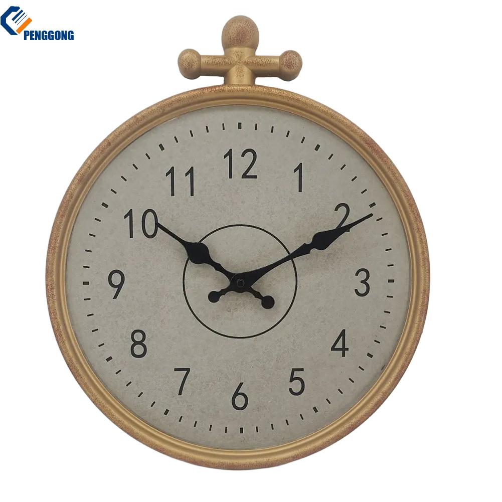 [PENGGONG] Waterproof Garden Clock Circular Retro European Style Indoor Outdoor Use ราคา 1,872 บาท*ส่งฟรี