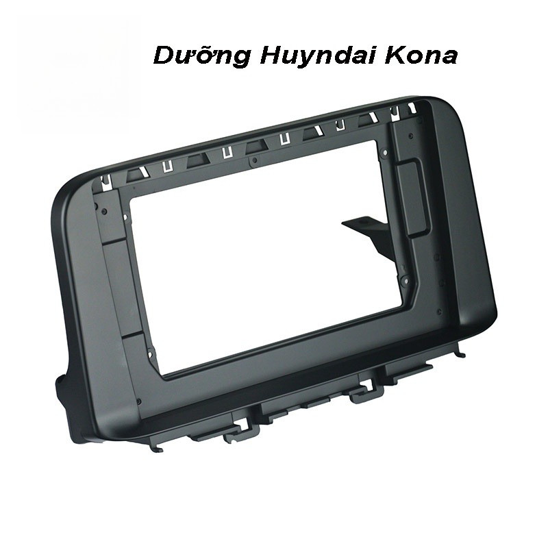 Mặt dưỡng Huyndai Kona 2019 (10 inch) - kèm dây nguồn lắp màn dvd android