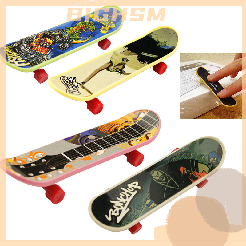 BIGHSM FASHION sẵn sàng chuyển hàng 1x Mini finger board Skateboard mới lạ
