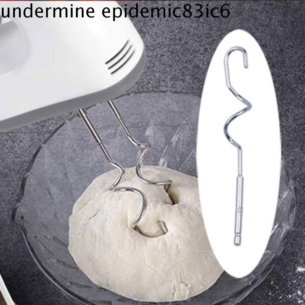 ERMINE Thép không gỉ Móc khuấy Máy đánh trứng chạy điện Bền Chống gỉ Phụ tùng thay thế máy trộn điện Tiết kiệm Bạc Que trộn trứng cầm tay Máy trộn bọt