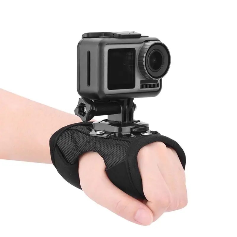 Độc quyền màu đen chống trượt dây đeo cổ tay vành đai dây đeo tay cho Osmo túi cho Phụ kiện camera hành trình