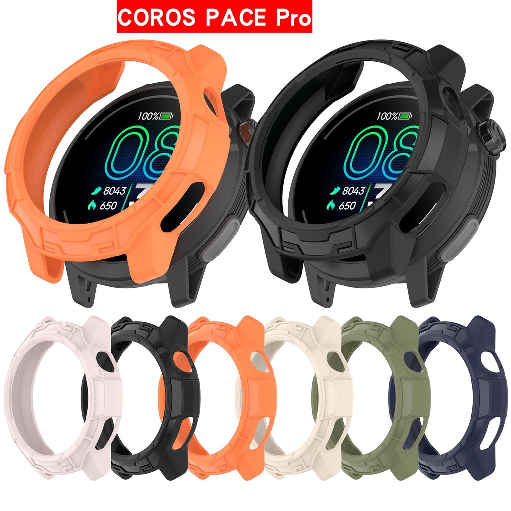 Coros Pace Pro / Pace 3 Case Cover Casing Screen Protector Bezel Protector Soft TPU Cover Case